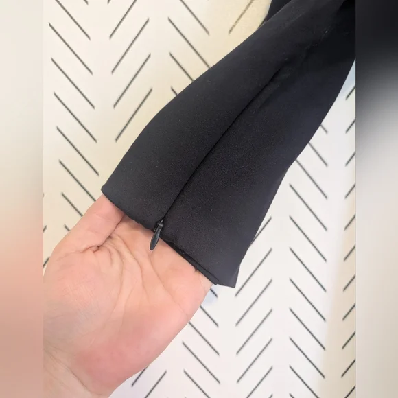 SPANX perfect aline 3/4 sleeve navy zip dress NWOT - Picture 4 of 11